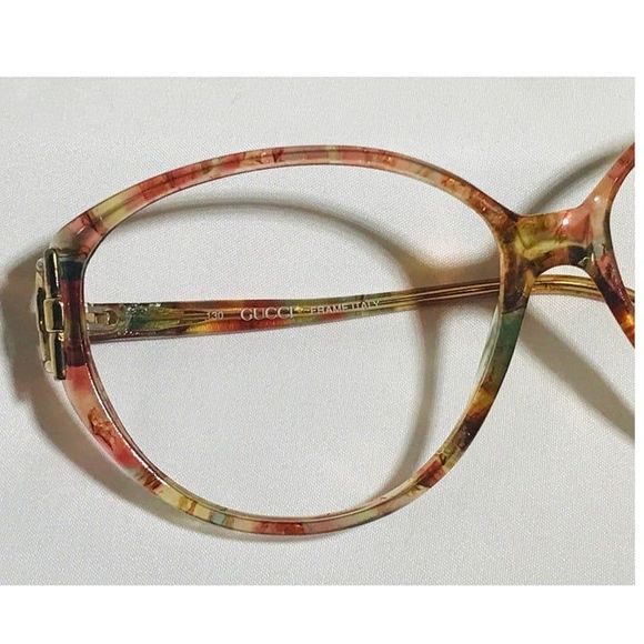 SOLD!!! Ultra Rare Vintage Gucci 80's Horsebit Italy Oversized Eyeglasses - Picture 5 of 12